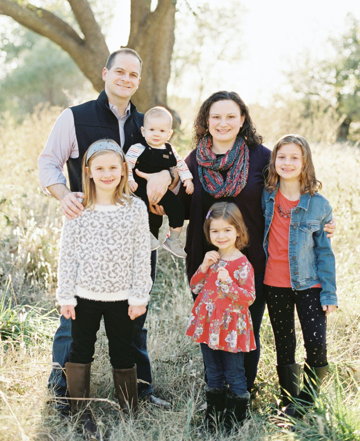 Pastor Justin Racca and family